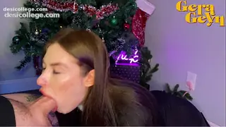 4K Christmas Deepthroat And Huge Facial - Private Session