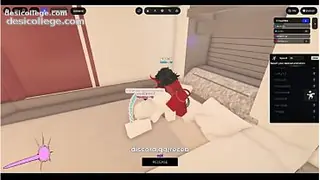 Amateur Chico Demonio se coje a un Femboy en Roblox - Private Scene