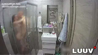 Full HD LUUV. Quick sex in the shower for young couple Abbadon and Kareflore