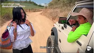 Homemade A peasant woman wanted to harvest pineapple and instead he planted cassava in her pussy - Homemade Recording