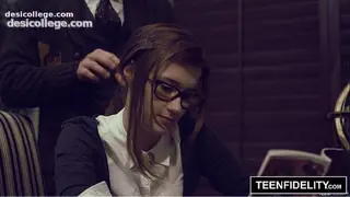 Hot TEENFIDELITY - Cutie Alaina Dawson Creampied on Teacher& Desk