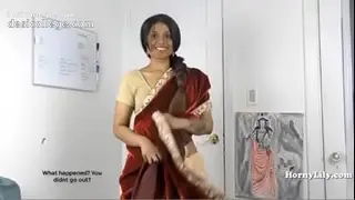 Real Desi Horny Lily South Indian Pornstar Role Play With Tamil Dirty Talking
