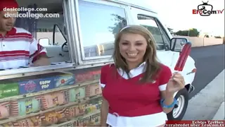 Real Teen student pick up at the street for sex in a car - Girls Night